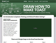 Tablet Screenshot of drawtoast.com